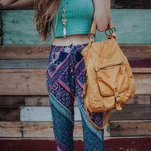 Mustard Yellow Genuine-Leather Bag